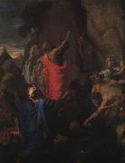 Moses Bringing Forth Water from the Rock Poussin